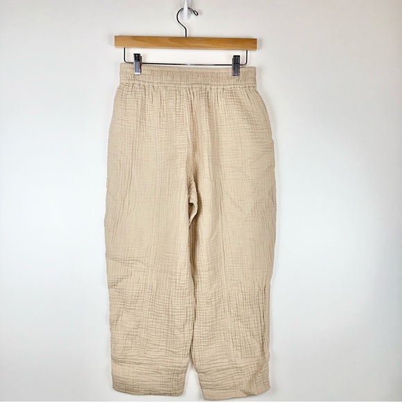 Madewell Petite Lightspun Pull-On Balloon Pants In Dried Flax XSP - Picture 5 of 11